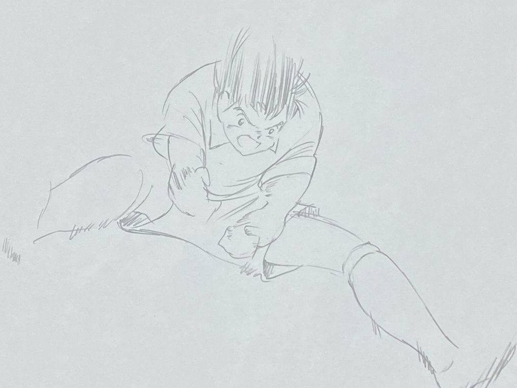 Captain Tsubasa (1983/86) - 1 Dibujo de animación original. #1.1