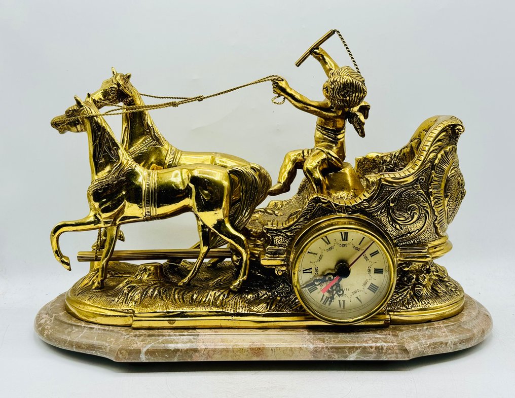 Char mythologique Style baroque - Bronze doré - 1970-1980 #1.1