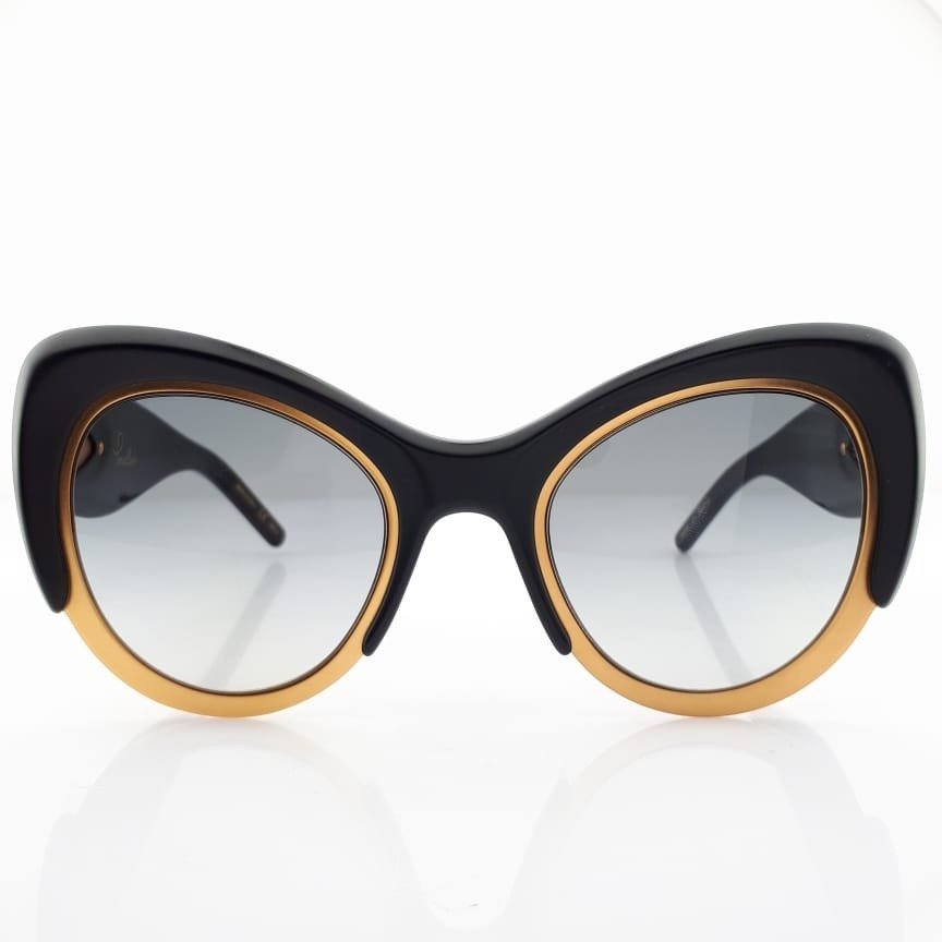 Pomellato - Cat Eye Black & Gold Tone "NEW" - Sonnenbrille #2.1