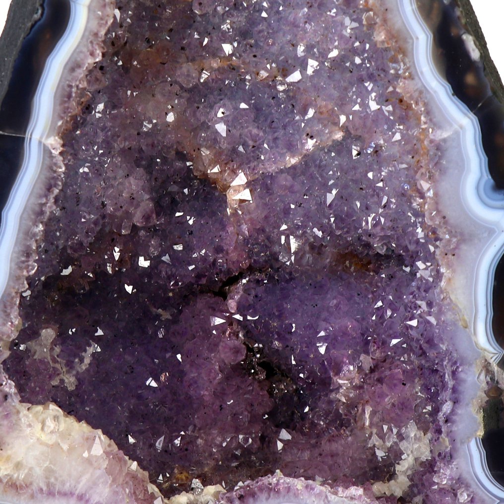 AA 品質 - “閃閃發光”紫水晶 - 27x18x15 cm - 晶洞- 8 kg #1.2
