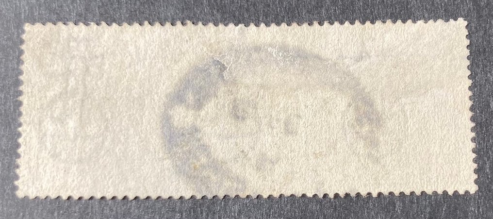 Great Britain 1888 - SG#186 - light use - £1 lilac brown - three orbs watermark #2.1