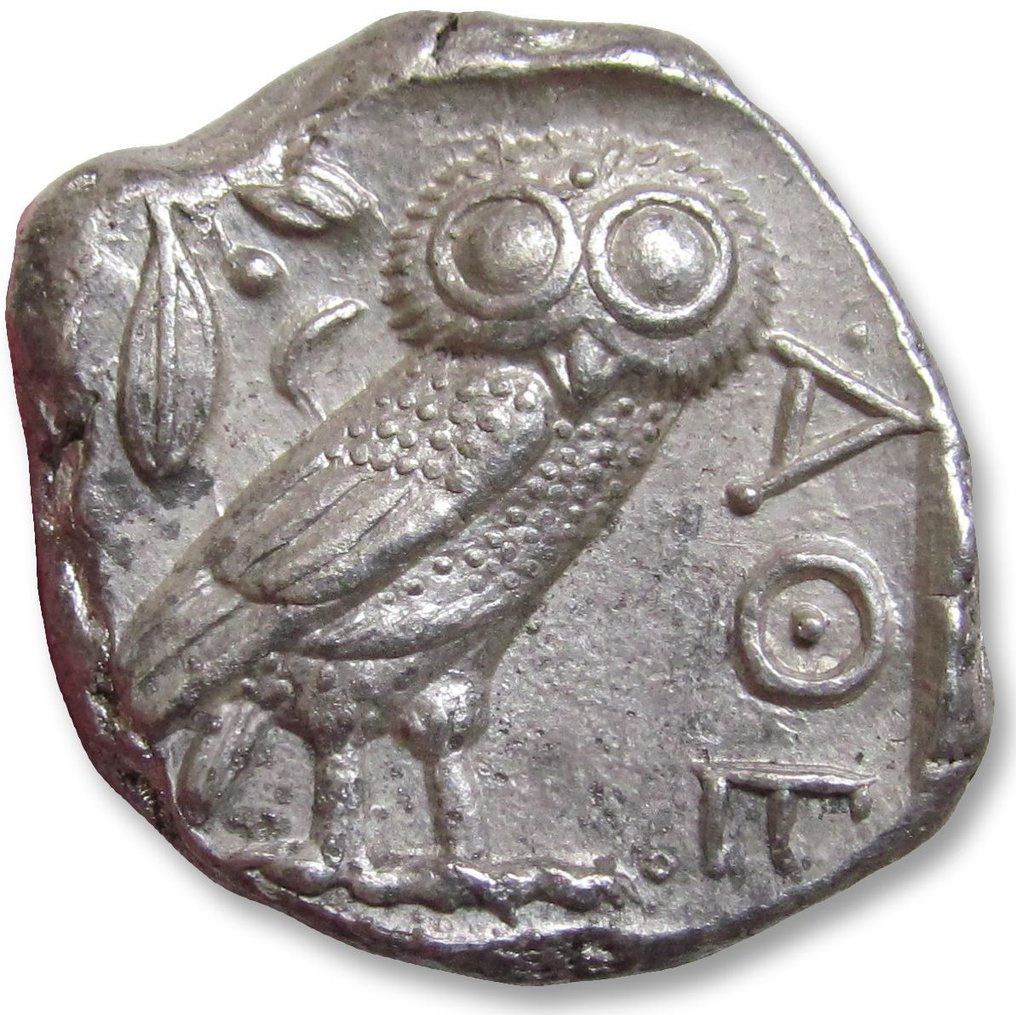 Attica, Atenas. Tetradrachm 454-404 B.C. - great example of this iconic coin - #1.2