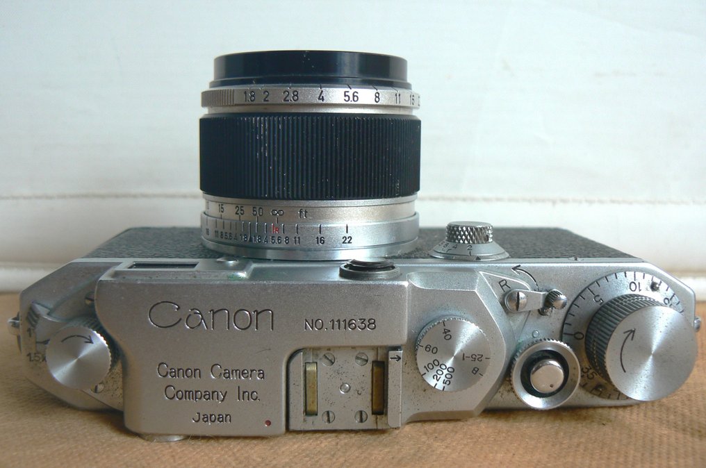 Canon IId + 1.8/50mm - 1952. Câmera telémetro #3.1