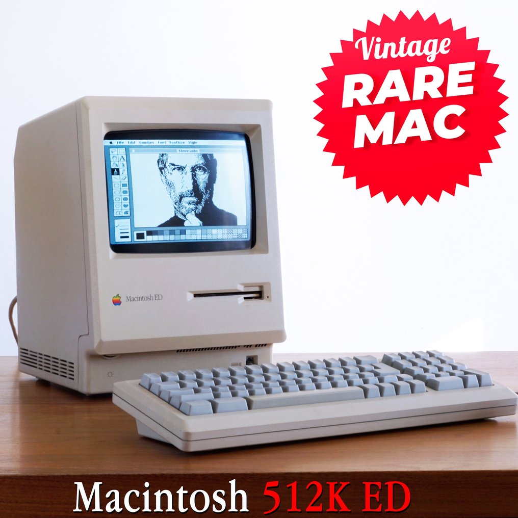 Apple RECAPPED Macintosh 512K ED FAT MAC signed by “Steve Jobs” - Macintosh - Eredeti dobozban #1.2