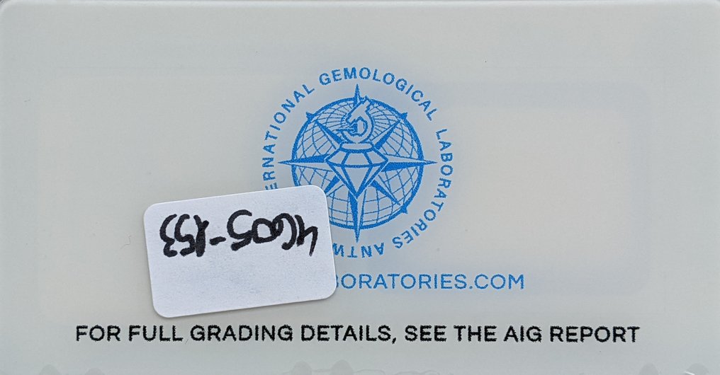 沒有保留價 - 1 pcs 鑽石  (天然彩色)  - 0.65 ct - 圓形 - Fancy 淡橙色 褐色 - SI2 - Antwerp International Gemological Laboratories (AIG Israel) #3.1