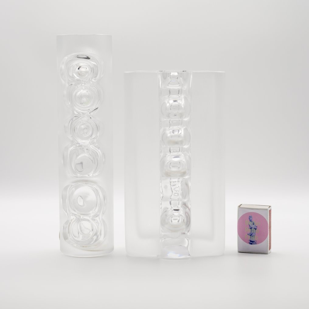 Peill & Putzler - Vase (2) -  Bubbles  - Glass #2.1