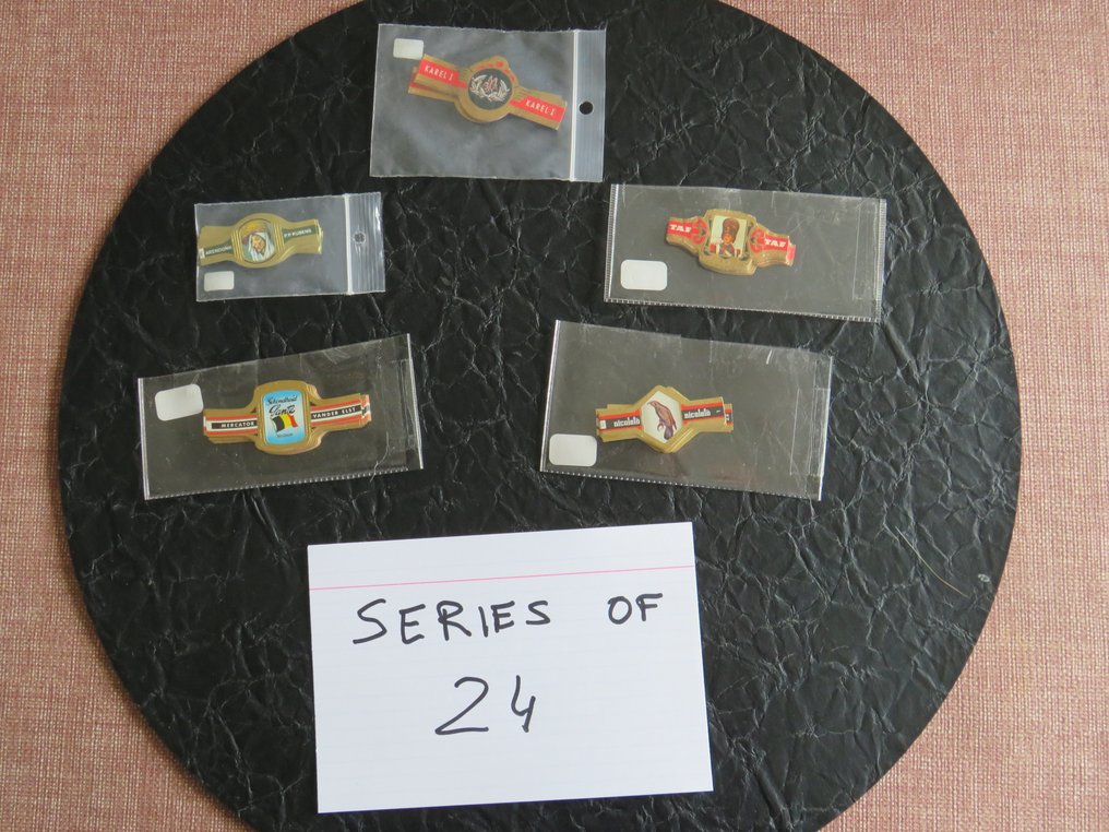 Themed collection - Lot with complete series of cigar bands (cigar labels) #3.2