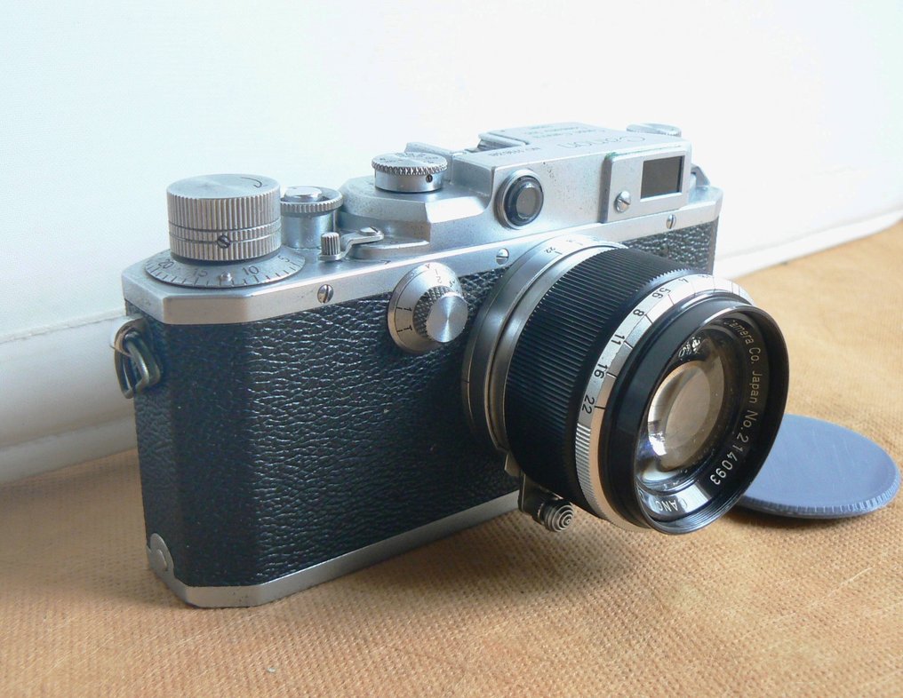 Canon IId + 1.8/50mm - 1952. Câmera telémetro #2.1