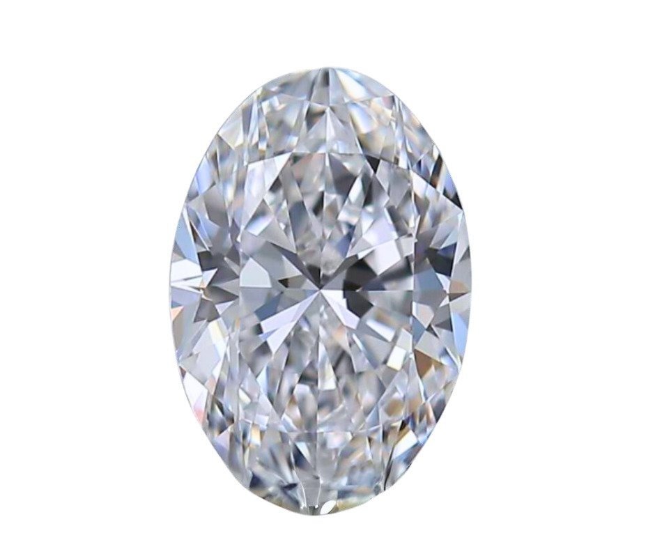 1 pcs Diamant  (Natuurlijk)  - 0.72 ct - Ovaal - D (kleurloos) - VVS2 - Gemological Institute of America (GIA) #1.1