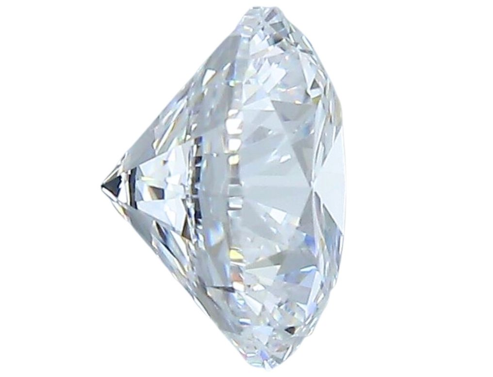 1 pcs Diamante  (Natural)  - 0.90 ct - Redondo - D (incoloro) - IF - Gemological Institute of America (GIA) #3.1