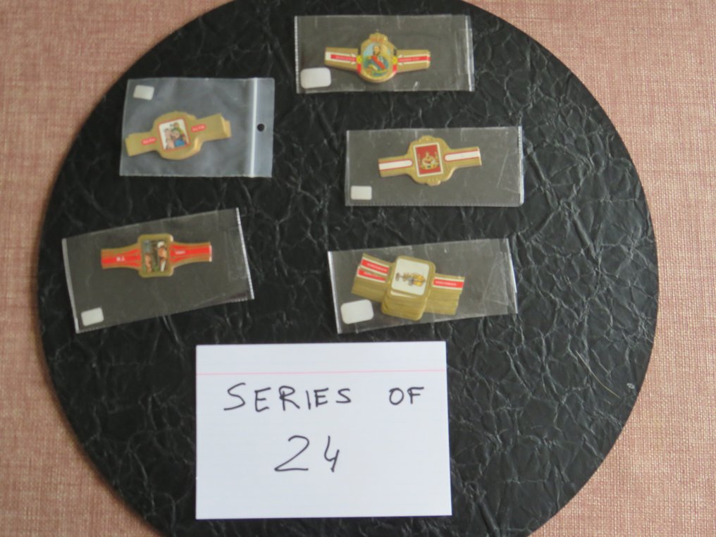 Themed collection - Lot with complete series of cigar bands (cigar labels) #3.1