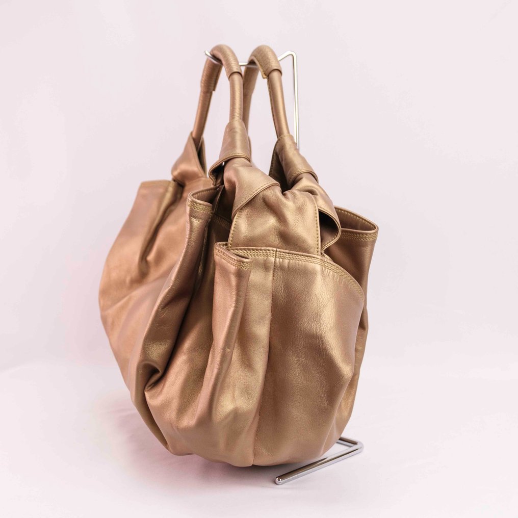 Loewe - Leather Nappa Handbag Champagne Gold - Shoulder bag #2.1