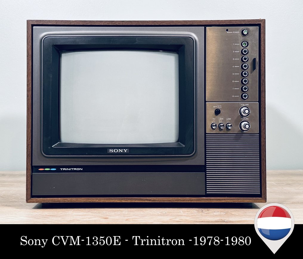 Sony CVM - 1350E - Trinitron 1987 - Écran (1) - Avec boîte de remplacement #1.1