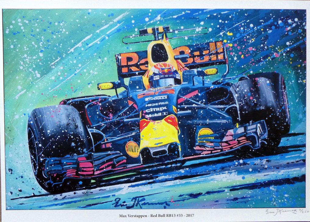 Red Bull Racing RB13 - EricJan Kremer - Max Verstappen - 2017 - Artwork  #2.1