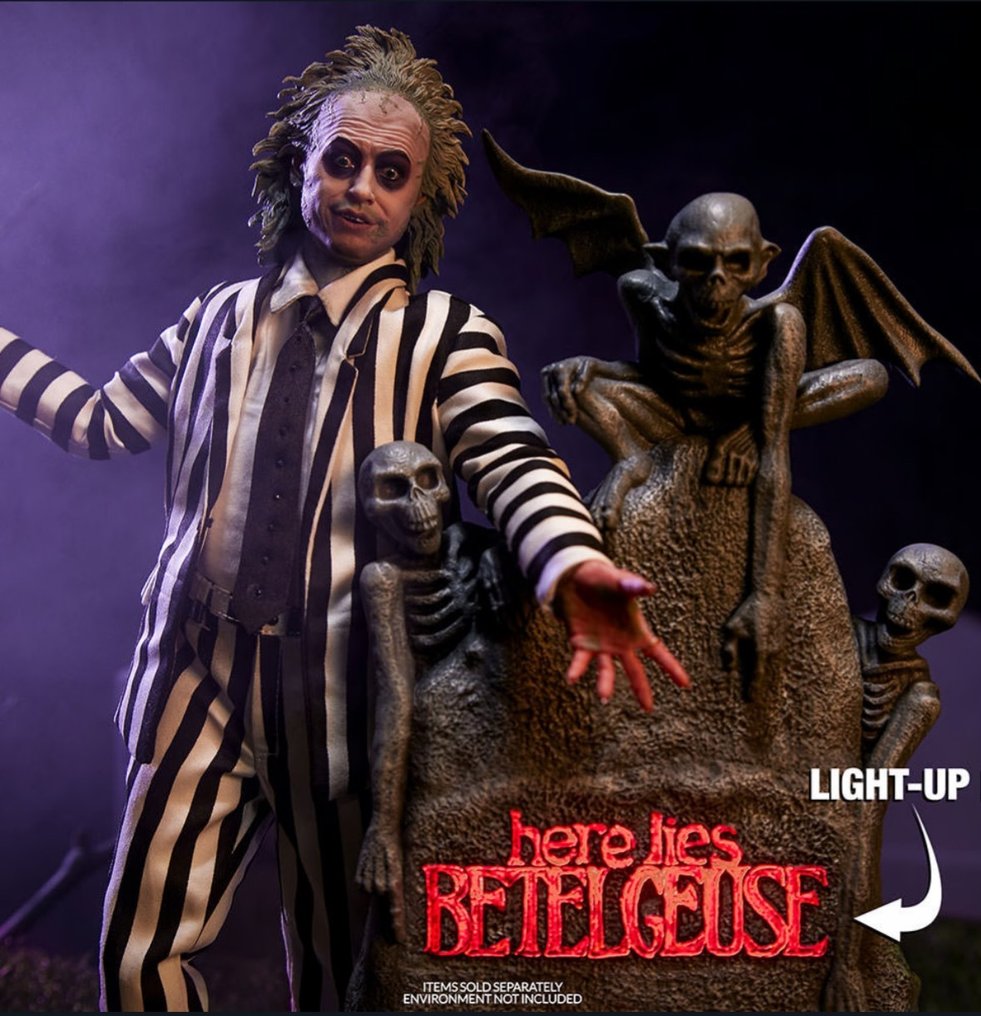 Sideshow Collectibles - Beetlejuice - & Tombstone 2 of SET 1/6 Scale Figure - 1:6 #1.2