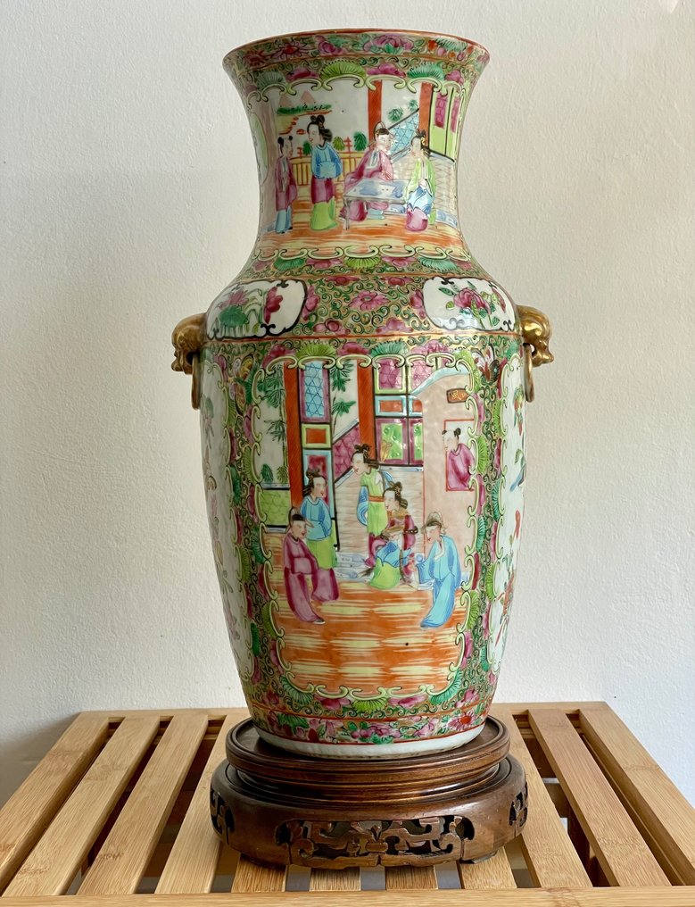 Vase - Porselen - Kina - Qing-dynastiet (1644 – 1911) - Perfekt tilstand #2.1