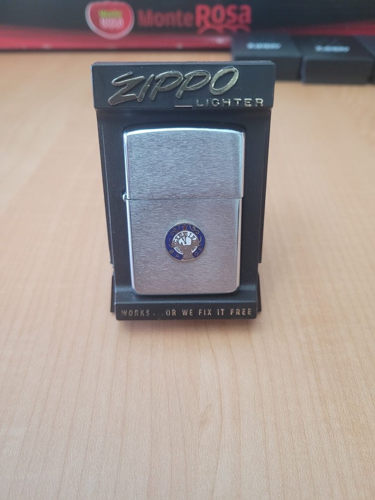 Zippo - Encendedor Zippo - Brichetă de buzunar - Alamă, Oțel (inoxidabil) #1.1