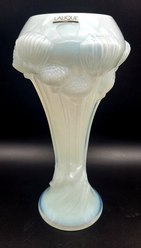 Lalique - Vase -  Knopfrosen - Kristall #1.2