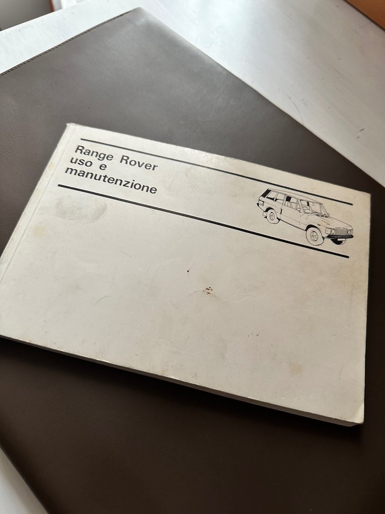 Range Rover Uso e manutenzione - 1970 #1.0