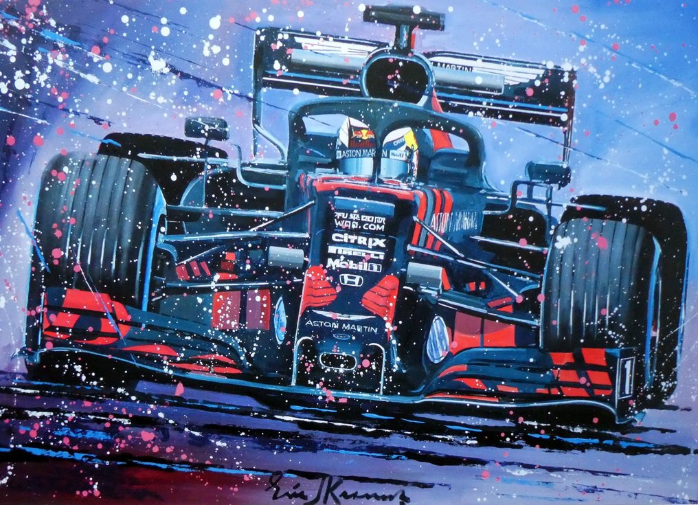 Red Bull Racing RB15 (Shakedown At Silverstone) - EricJan Kremer - Max Verstappen - 2019 - Artwork  #1.1