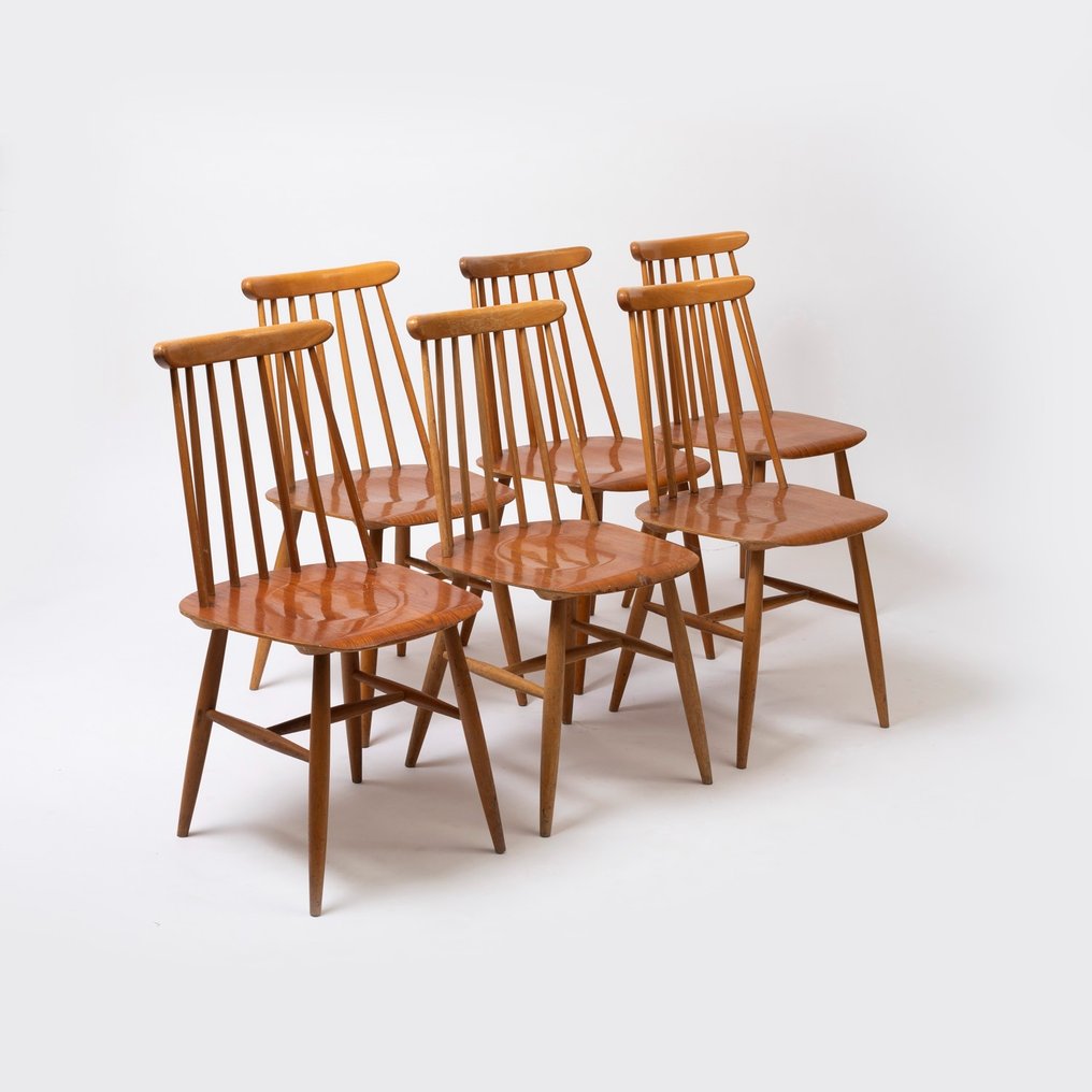 Edsby Verken - 椅子 (6) - 柚木、山毛榉 #2.1