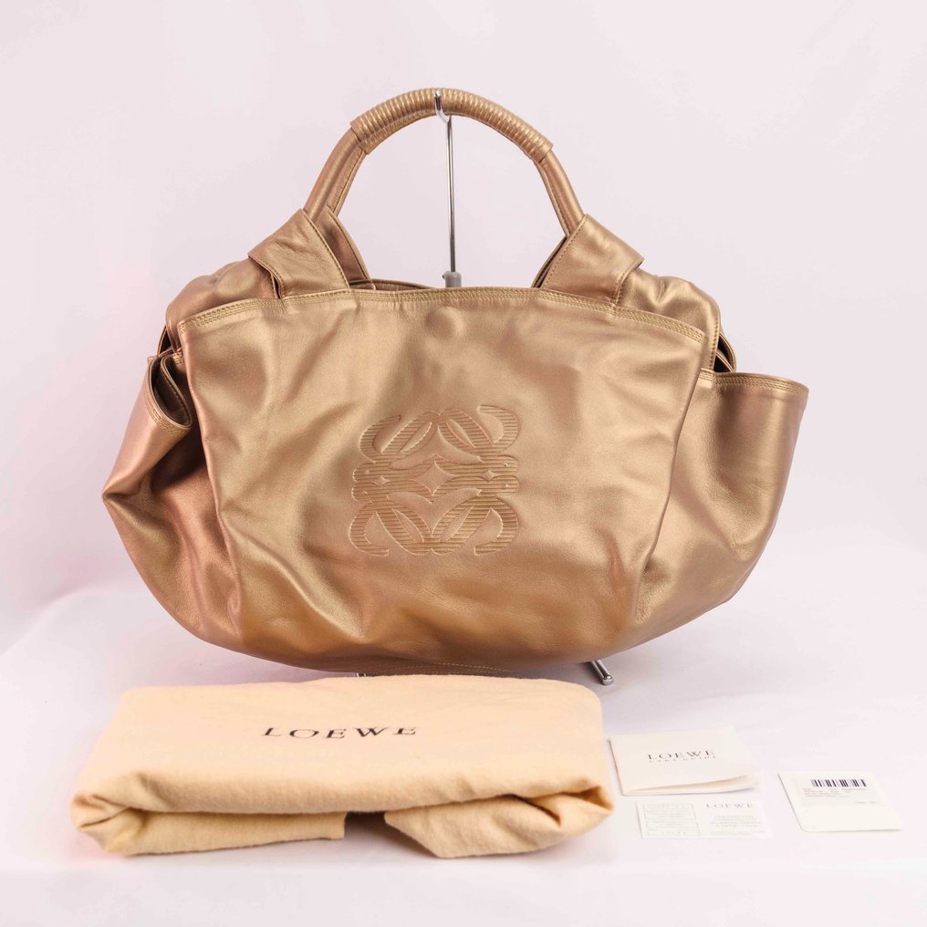 Loewe - Leather Nappa Handbag Champagne Gold - Shoulder bag #1.1