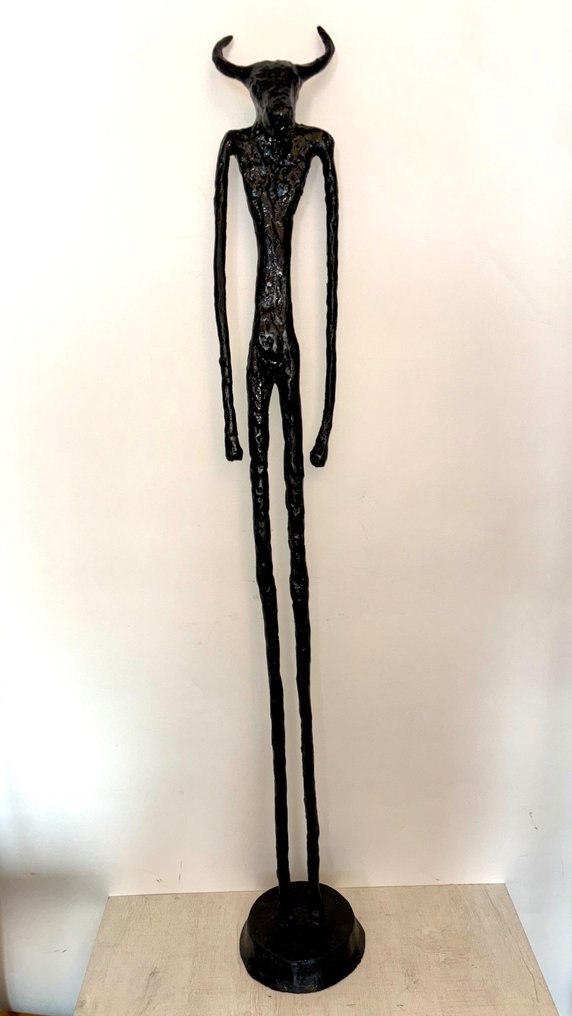 Abdoulaye Derme - 雕刻, Minotaure - 98 cm -  #1.2