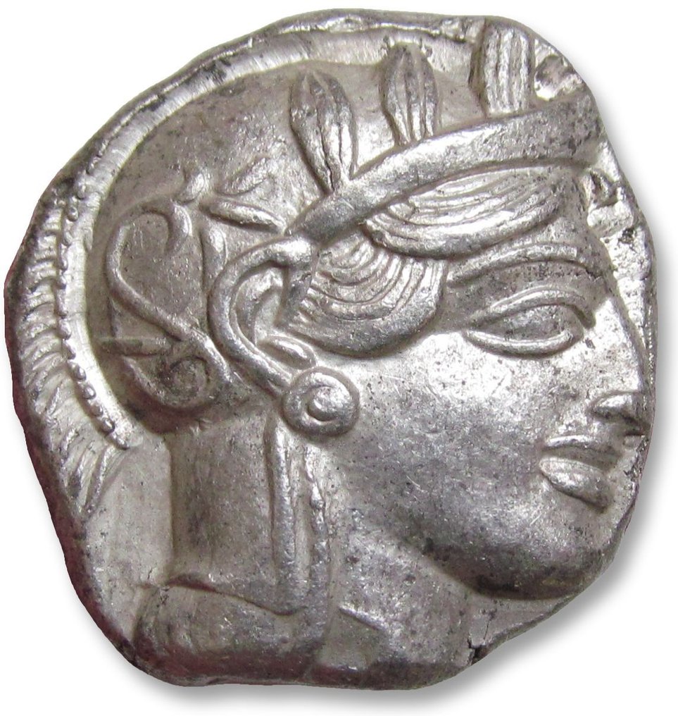 Attica, Athene. Tetradrachm 454-404 B.C. - great example of this iconic coin - #1.1