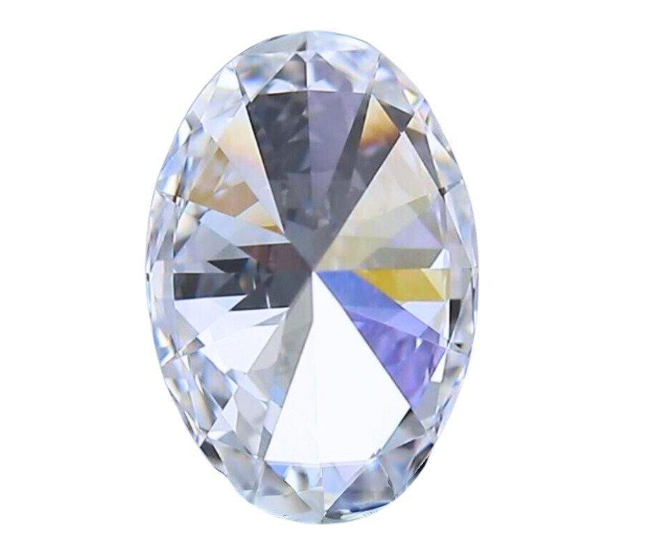 1 pcs Diamant  (Natuurlijk)  - 0.72 ct - Ovaal - D (kleurloos) - VVS2 - Gemological Institute of America (GIA) #3.2