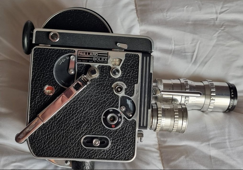 Bolex H16 Reflex + Cinor 145 mm f/4,5 + Cinor 10mm F/1,9 Filmkamera #1.1