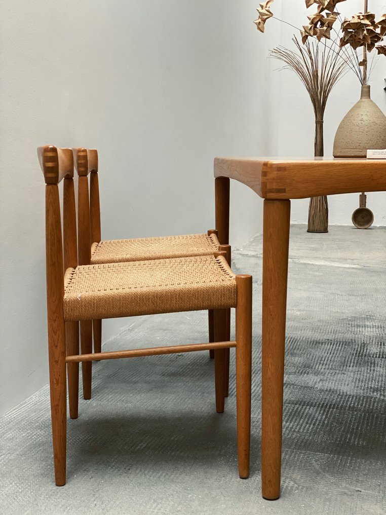 Bramin - Henry W. Klein - 椅子 (5) - 丹麦橡木、纸绳 #1.2