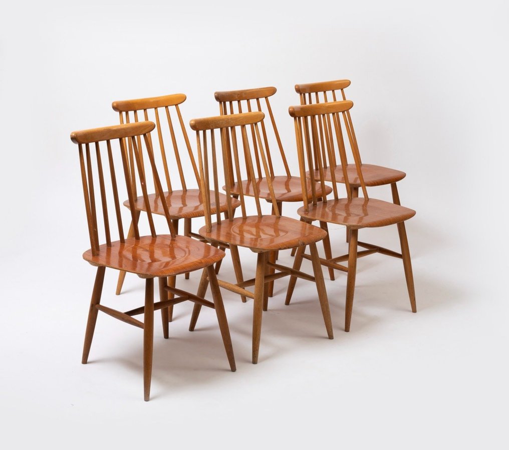 Edsby Verken - 椅子 (6) - 柚木、山毛榉 #1.1