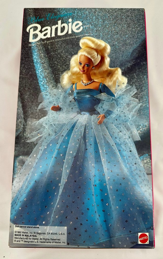 Mattel  - Păpușă Barbie - Bleu Elegance - Special Limited Edition - 1992 - U.S. #1.2