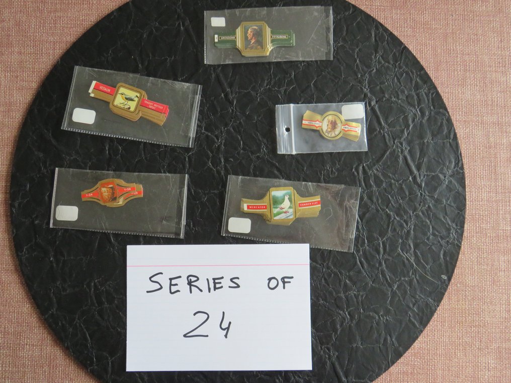 Themed collection - Lot with complete series of cigar bands (cigar labels) #2.2