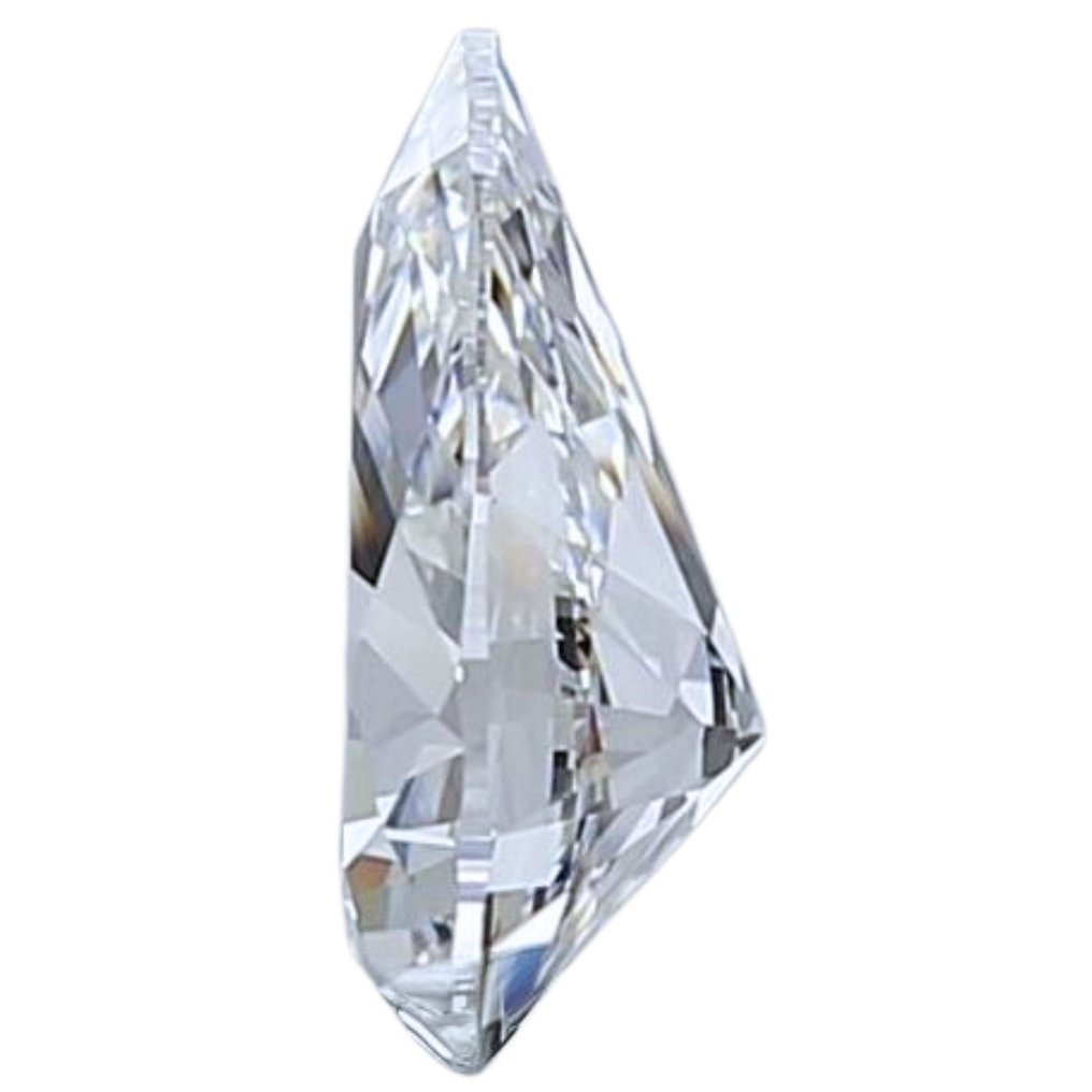 1 pcs 鑽石 - 1.00 ct - 明亮型, 梨形 - E(近乎完全無色) - 無瑕疵的 #1.2