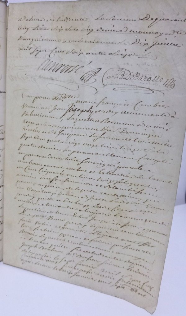 [Ville de Valenciennes] - Copie sur parchemin de l'époque d'un manuscrit original : actes, vente, achat, témoignage - 1768 #2.2