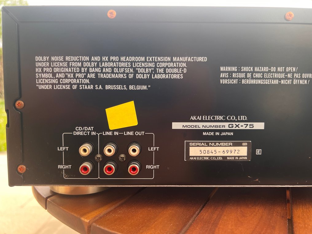 Akai - GS-75 - HX PRO 盒式录音机播放器 #3.2