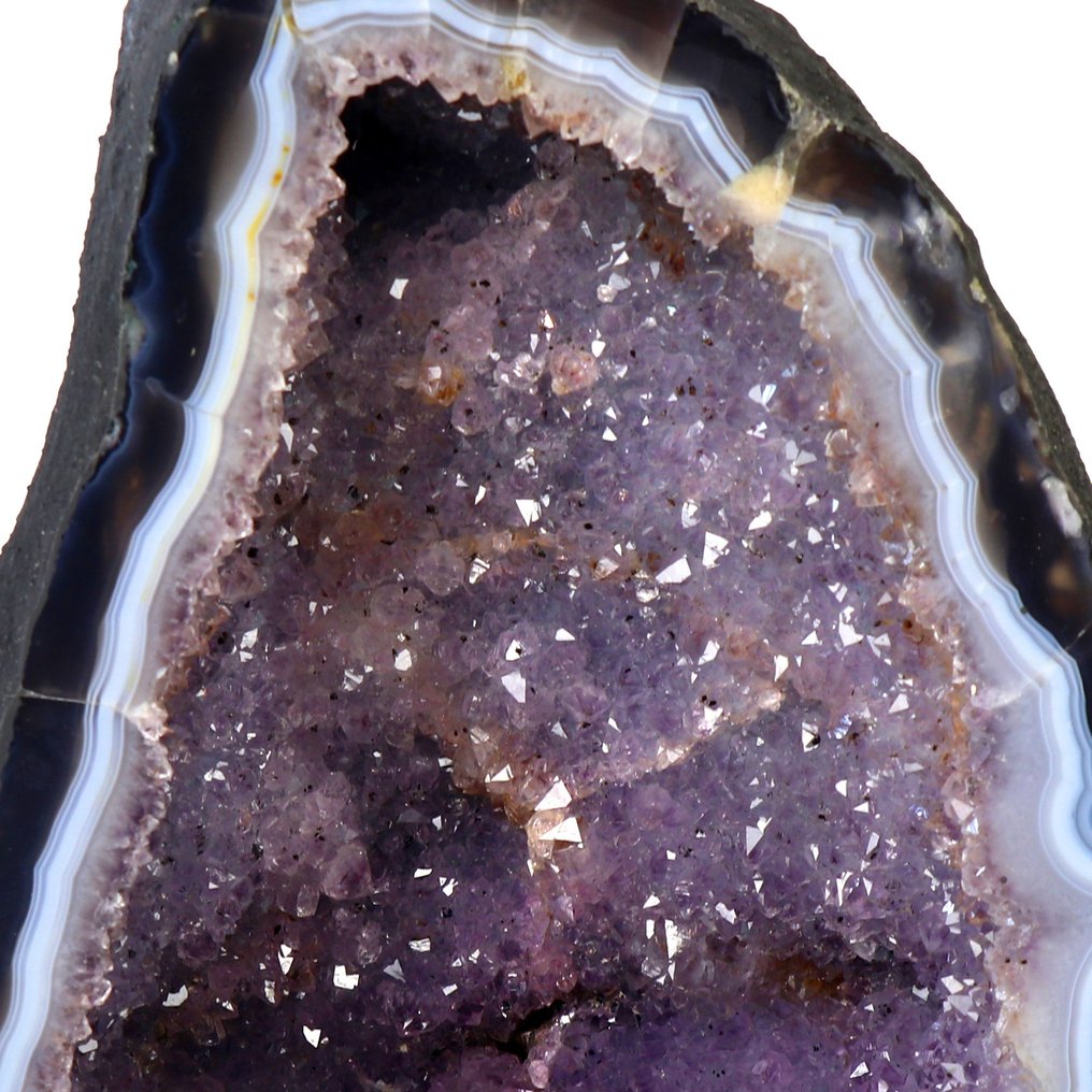 AA 品質 - “閃閃發光”紫水晶 - 27x18x15 cm - 晶洞- 8 kg #2.1