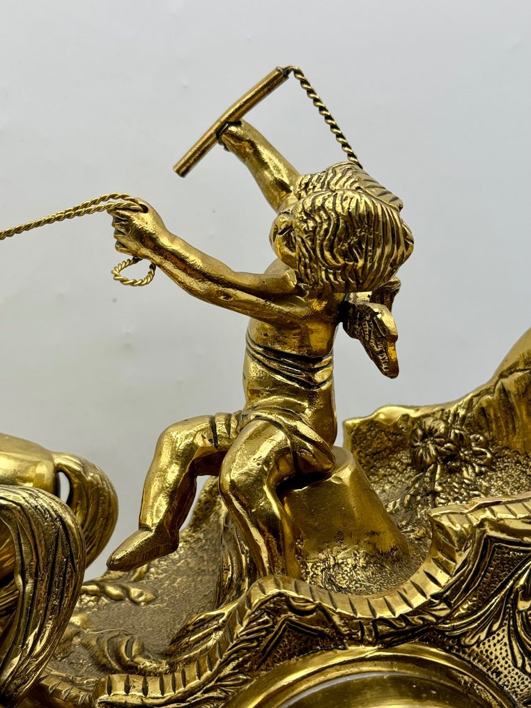 Char mythologique Style baroque - Bronze doré - 1970-1980 #2.2
