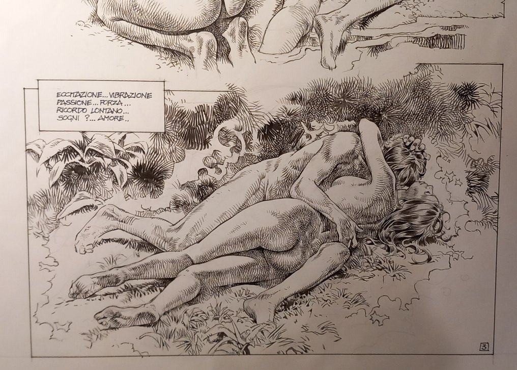 Serpieri, Paolo Eleuteri - 1 Original page - Orient Express - Forse - 1982 #3.1