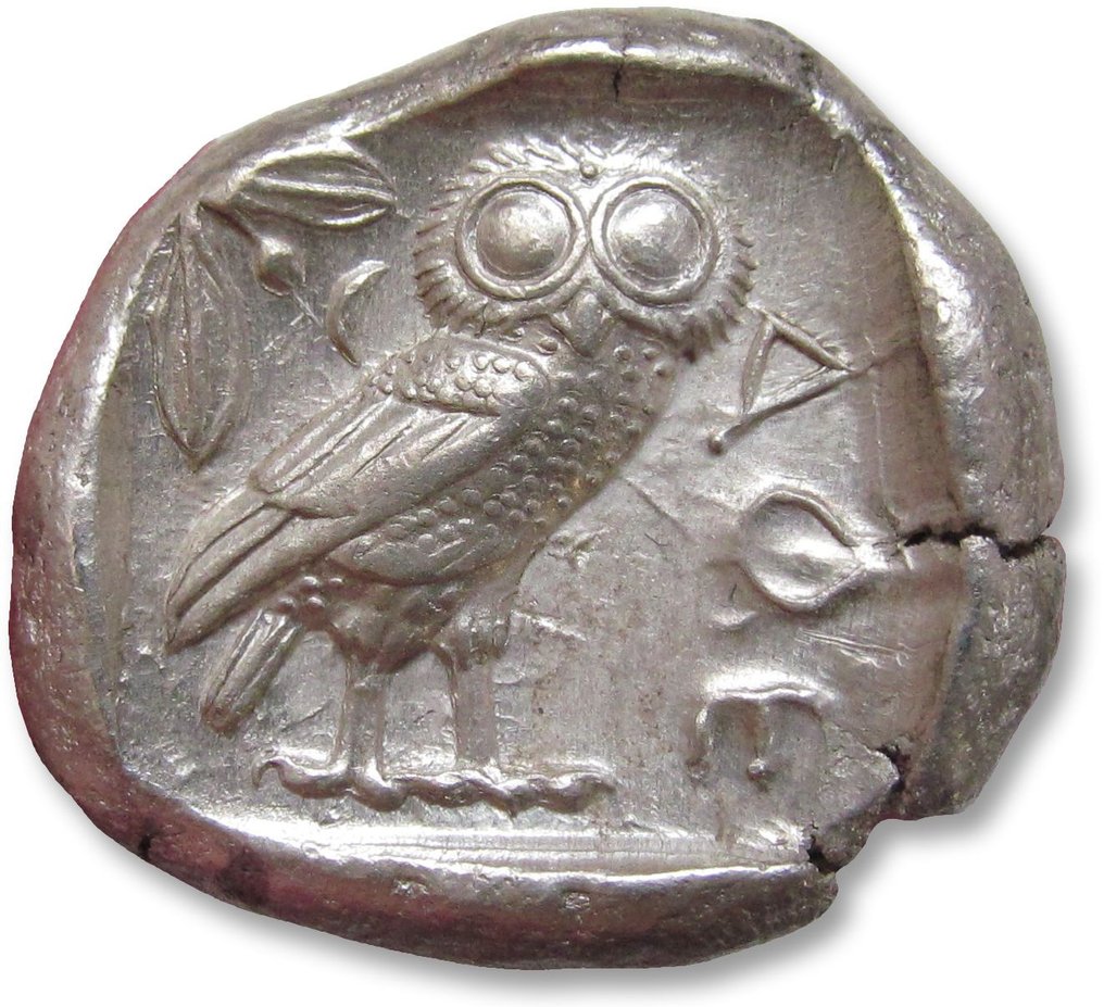 Attica, Athens. Tetradrachm 454-404 B.C. - great example of this iconic coin - #1.1