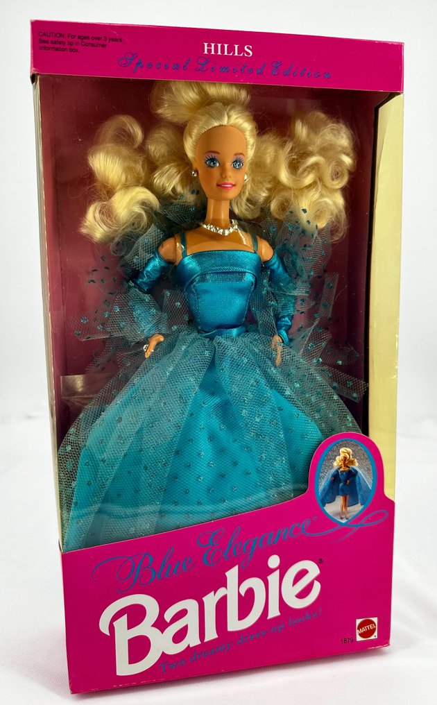 Mattel  - Păpușă Barbie - Bleu Elegance - Special Limited Edition - 1992 - U.S. #1.1