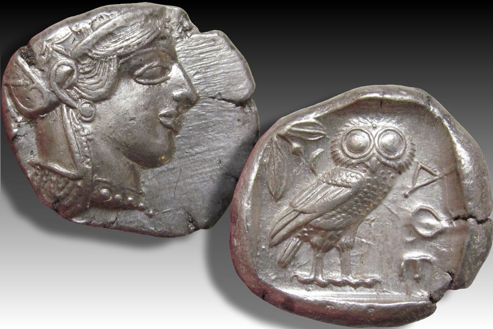Attica, Atena. Tetradrachm 454-404 B.C. - great example of this iconic coin - #2.1
