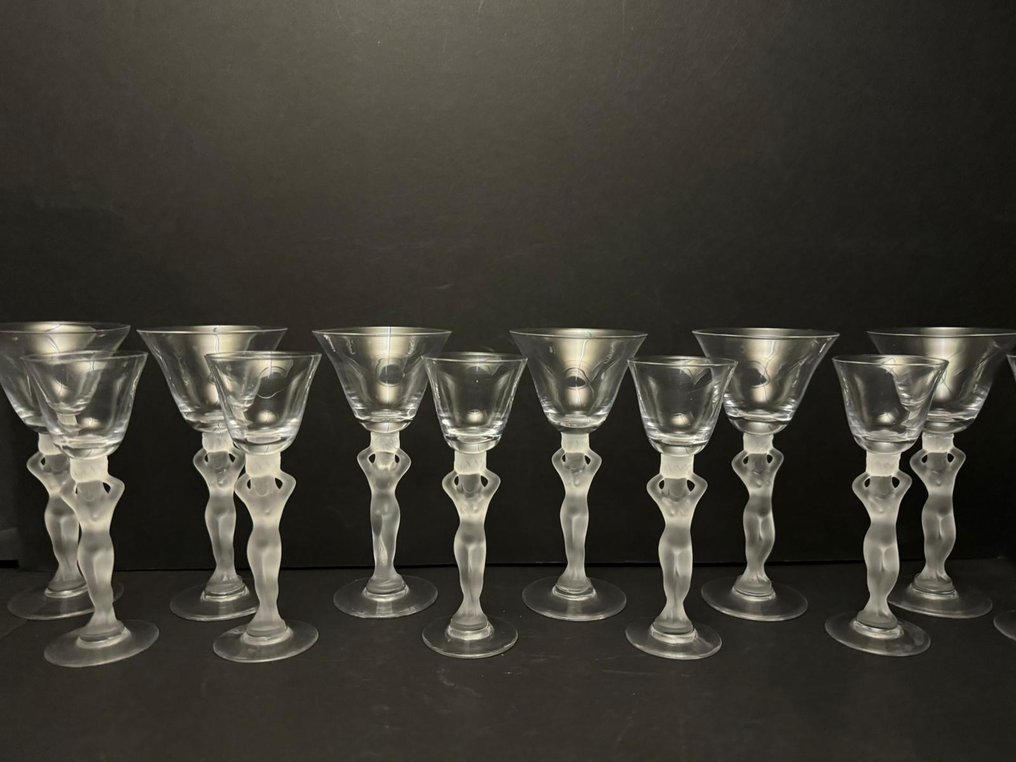 Cristallerie Royale Bayel - Wine glass (12) - Venus - crystal #1.1