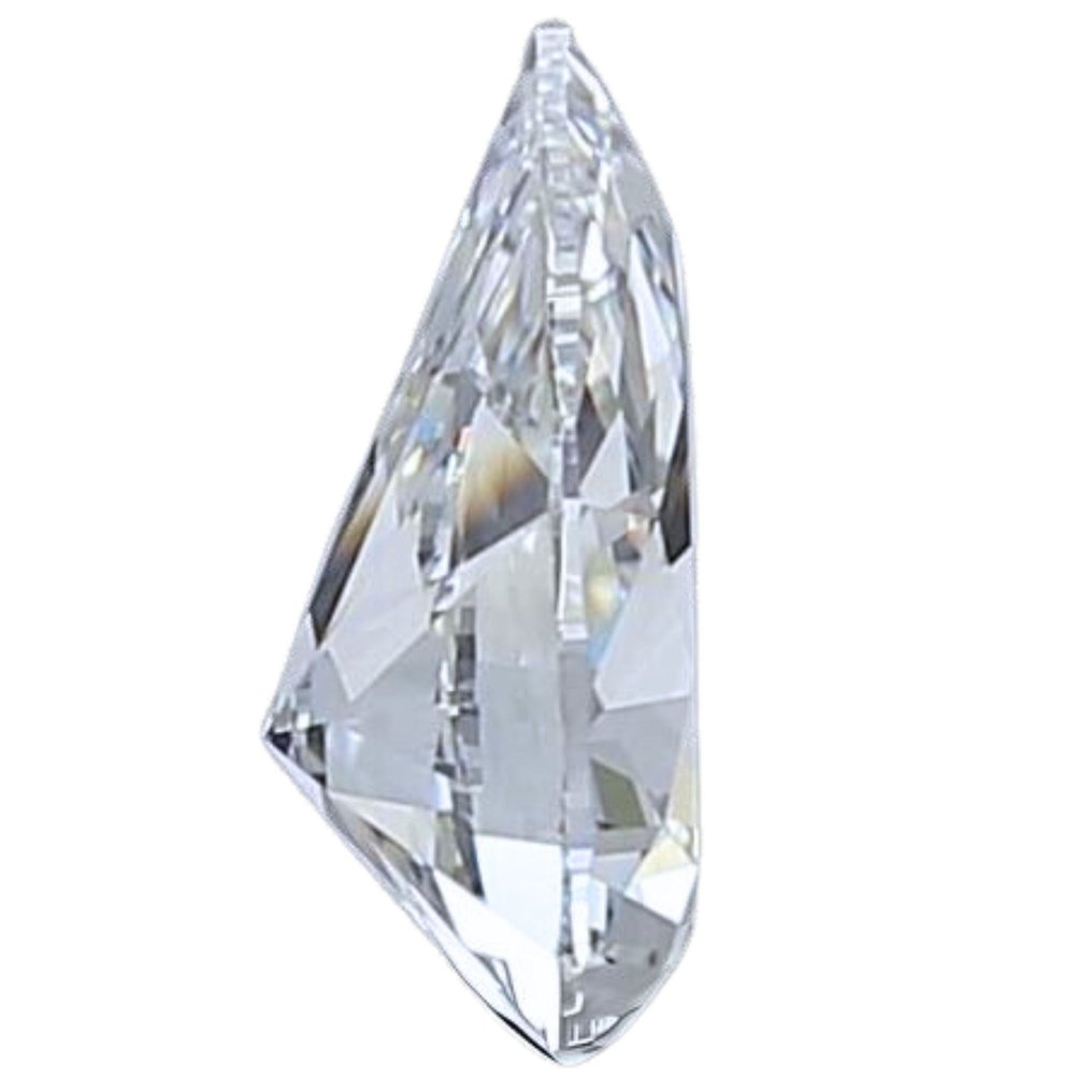 1 pcs Diamante - 1.00 ct - Brilhante, Pera - E - IF (perfeito) #3.1