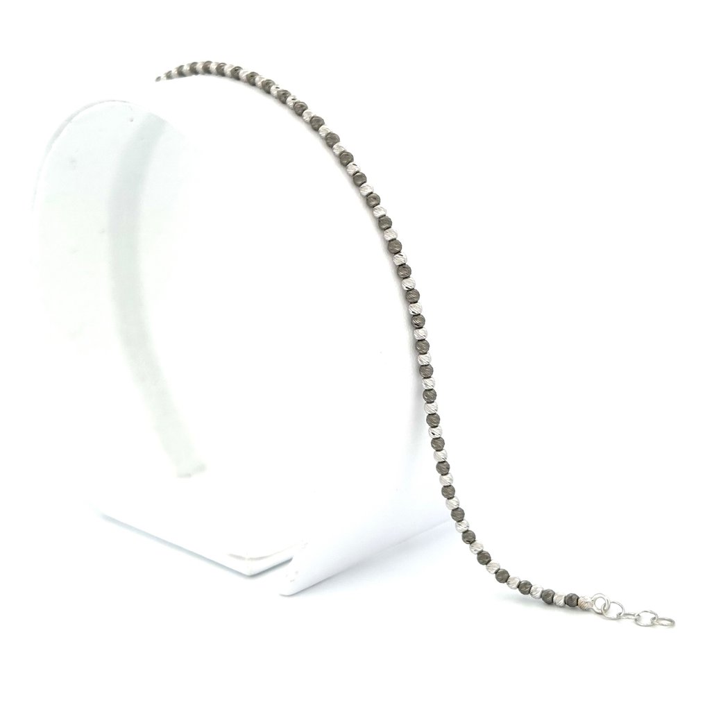 Handmade - Βραχιόλι - Sfere - 2.8 g - 18 καράτια Λευκός χρυσός, Oro Nero #2.1