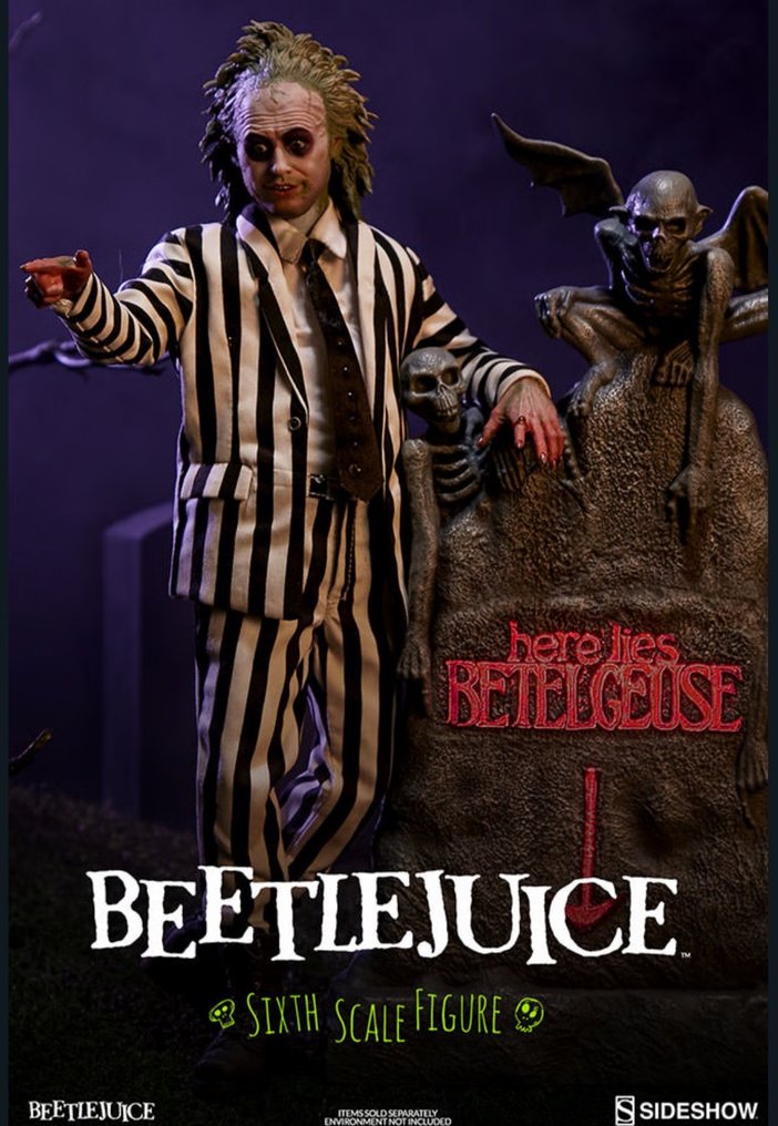 Sideshow Collectibles - Beetlejuice - & Tombstone 2 of SET 1/6 Scale Figure - 1:6 #1.1