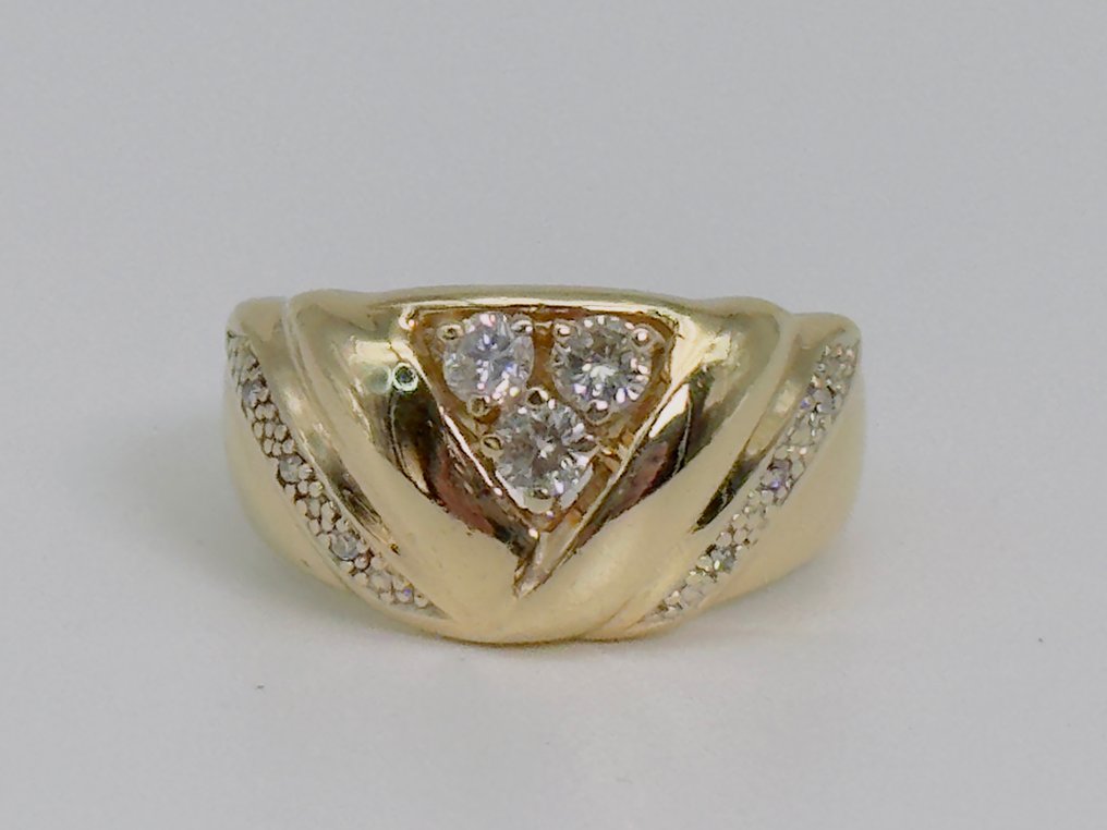 Ring - 14 kt. Yellow gold Diamond #1.3