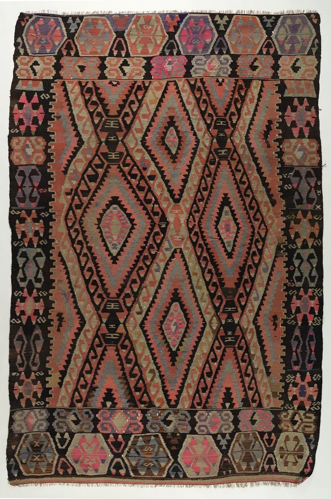 Usak - 凯利姆平织地毯 - 270 cm - 173 cm #1.1