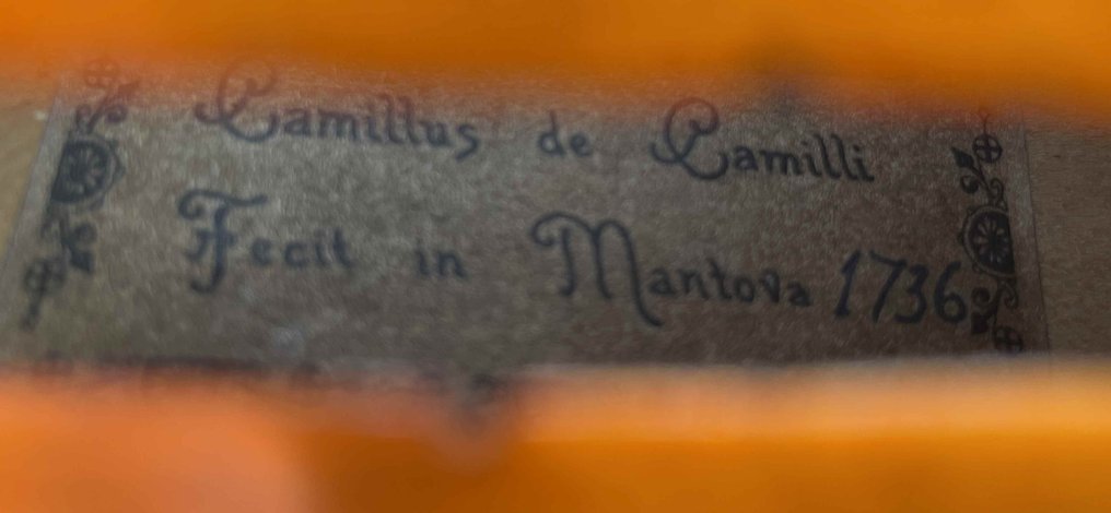 Labelled Camillus de Camilli - 4/4 -  - Fiolinbue #2.1